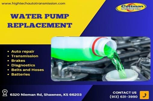 Water Pump Replacement is available in Shawnee, KS